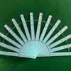 Set of 14 Single layer fan acrylic staves & Hardware Assembly Kit 10" (25 cm ) long