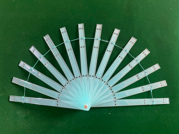 Set of 14 Single layer fan acrylic staves & Hardware Assembly Kit 10