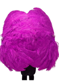 Load image into Gallery viewer, Professional Triple Layers Ostrich Feather Fan 180 degree 35"x 69"
