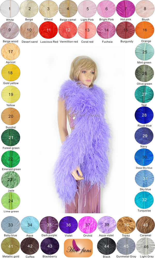 Luxurious 20 Ply Ostrich Feather Boa