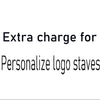 Extra charge for Personalize logo staves.