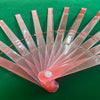 set of 12 two layers fan acrylic staves & Hardware Assembly Kit 13" (33 cm ) long