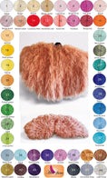 Load image into Gallery viewer, Custom color Waterfall Fan Ostrich Feathers Boa Fan 42"x 78"
