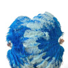 Custom Mix color Professional 3 Layers Ostrich Feather Fan 34"x 65"