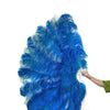 Custom Mix color Professional 3 Layers Ostrich Feather Fan 34"x 65"