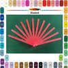 Set of 12 triple layers fan acrylic staves & Hardware Assembly Kit