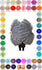 Custom color Professional 4 Layers  Ostrich Feather Fan 35"x 67"