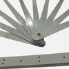 Farve Metal aluminium stave Sæt med 12 boa vandfald fan stave 51 cm længde.