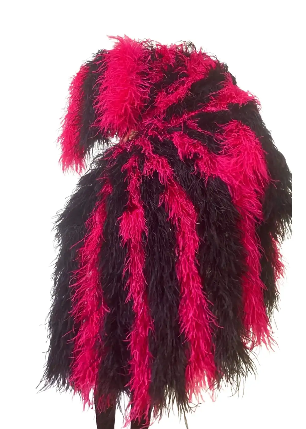 Burlesque Fluffy Waterfall Fan 6/8/10 Ply alterné Éventail Boa en plumes d’autruche