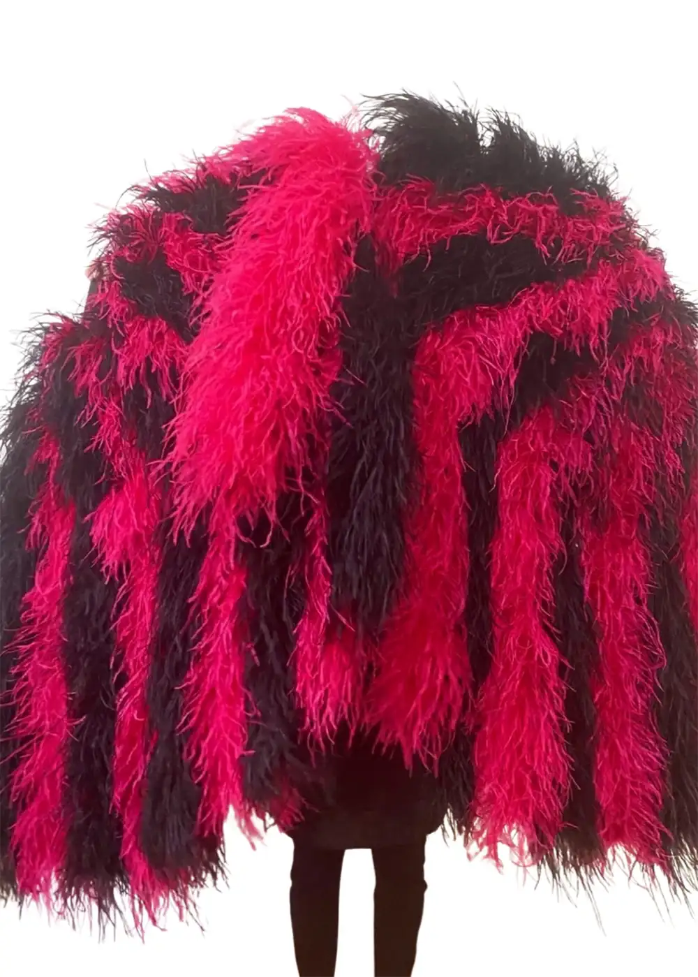 Burlesque Fluffy Waterfall Fan 6/8/10 Ply alterné Éventail Boa en plumes d’autruche