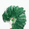 A pair Custom color Single layer Beginner’s Ostrich Feather Fan