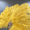 Custom colors Advanced XL 2 Layers Ostrich Feather Fan 34"x 60"