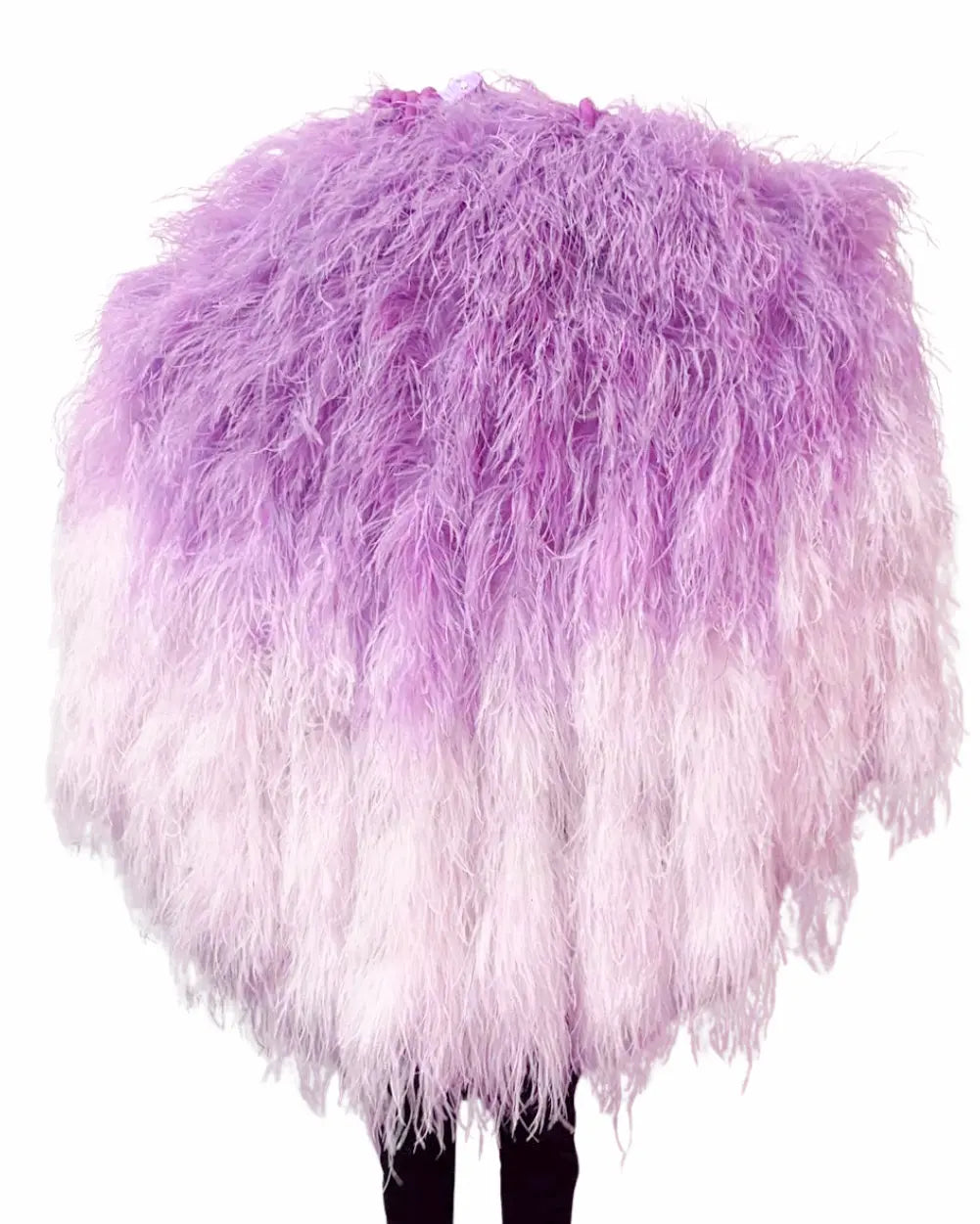 Burlesque Fluffy Waterfall Fan Gradient 6/8/10 ply boa fan