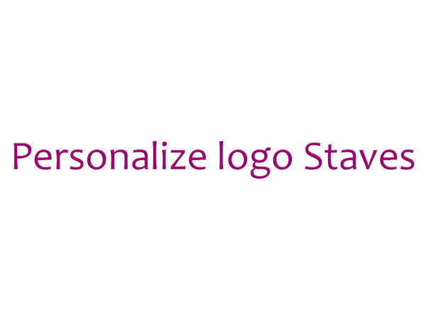 Personalize logo Staves A