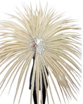 Carica l'immagine nel visualizzatore Galleria, Huge beige Ringneck Pheasant Tail Feathers Fan 43"x86"
