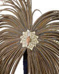 Load image into Gallery viewer, Oversized Luxury Pheasant Feather Fan – Handcrafted with Natural Venery Tails
