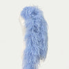 Boa de plumas de avestruz de lujo azul claro de 12 capas de 71 &quot;de largo (180 cm)