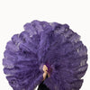 Advanced Blackberry XL 2 Layers Ostrich Feather Fan 34"x 60"