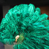 Custom colors Advanced XL 2 Layers Ostrich Feather Fan 34"x 60"