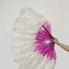 2 Layers mix color Feather Fan 30''x 54'' with aluminum staves