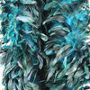 Turquoise Lightweight Coque Schlappen feathers Boa