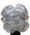 Load image into Gallery viewer, A pair Custom color Single layer Beginner’s Ostrich Feather Fan
