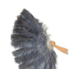 Custom color Professional 4 Layers  Ostrich Feather Fan 35"x 67"