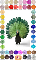 Load image into Gallery viewer, Custom U/D Color XL 2 Layers Ostrich Feather Fan 34"x60"
