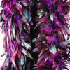 Purple Lightweight Coque Schlappen feathers Boa