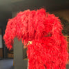 Custom color Waterfall Fan Ostrich Feathers Boa Fan 42"x 78"