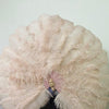 Desert sand Advanced XL 2 Layers Ostrich Feather Fan 34''x 60''