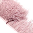 Load image into Gallery viewer, Soft Ostrich Feather Fringe trim Tassels Plume with Satin Ribbon 5"-6" (13cm-15cm)
