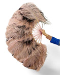 Load image into Gallery viewer, single layer Double side Ostrich Feather Fan 25"x 47"
