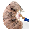 single layer Double side Ostrich Feather Fan 25"x 47"