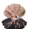 single layer Double side Ostrich Feather Fan 25"x 47"