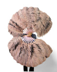 Load image into Gallery viewer, single layer Double side Ostrich Feather Fan 25"x 47"
