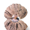 single layer Double side Ostrich Feather Fan 25"x 47"