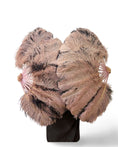 Load image into Gallery viewer, single layer Double side Ostrich Feather Fan 25"x 47"
