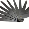 XL two layers feathers fan Metal aluminum staves Set of 14  & Hardware Assembly Kit