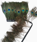 Load image into Gallery viewer, Peacock Eye Trim Fringe
