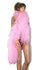 12 lags lyserød luksusstrudsefjer Boa 71 "lang (180 cm).