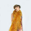 12 ply topaz Luxury Ostrich Feather Boa 71"long (180 cm).