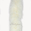 Boa de plumas de avestruz de lujo beige de 20 capas de 71&quot;de largo (180 cm).