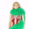20 ply emerald green Luxury Ostrich Feather Boa 71"long (180 cm).