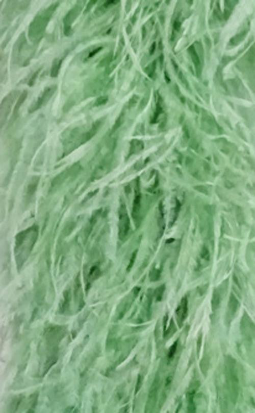 20 ply Jade Luxury Ostrich Feather Boa 71