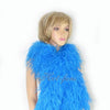 20 ply turquoise Luxury Ostrich Feather Boa 71"long (180 cm).