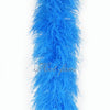 Boa de plumas de avestruz de lujo color turquesa de 20 capas de 71&quot;de largo (180 cm).