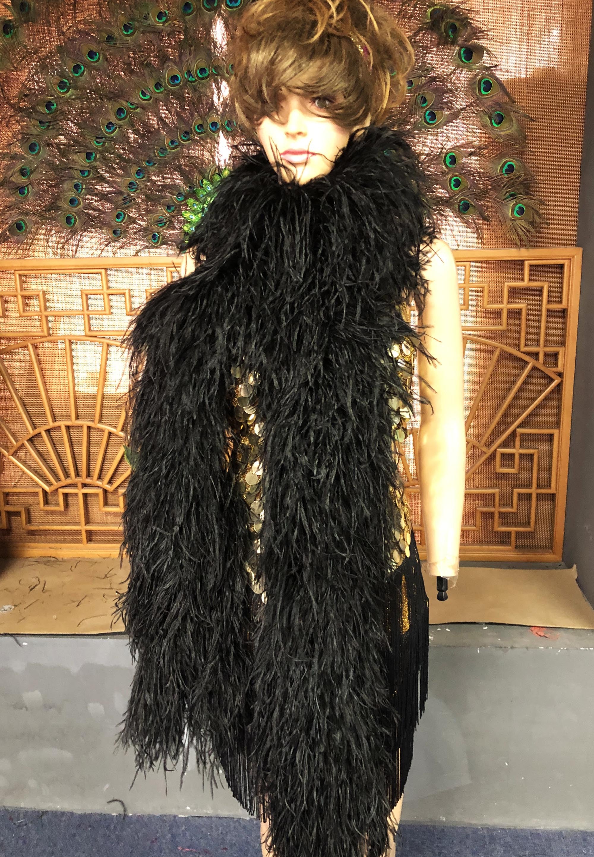 StyleFabric White Feather Boa Ostrich Feathers Boa Black Feather Boa Craft Feathers Color Feathers Black Feathers Dress Feather Ostrich Boa Feathers