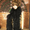25 ply black Luxury Ostrich Feather Boa 71"long (180 cm).
