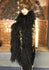 25 ply black Luxury Ostrich Feather Boa 71"long (180 cm).